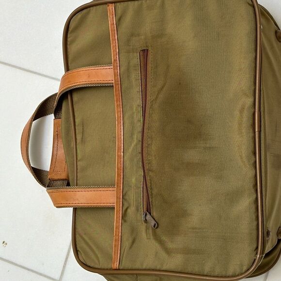 Hartman Courier Bag leather and ballistic nylon. Classic tan - Picture 8 of 13